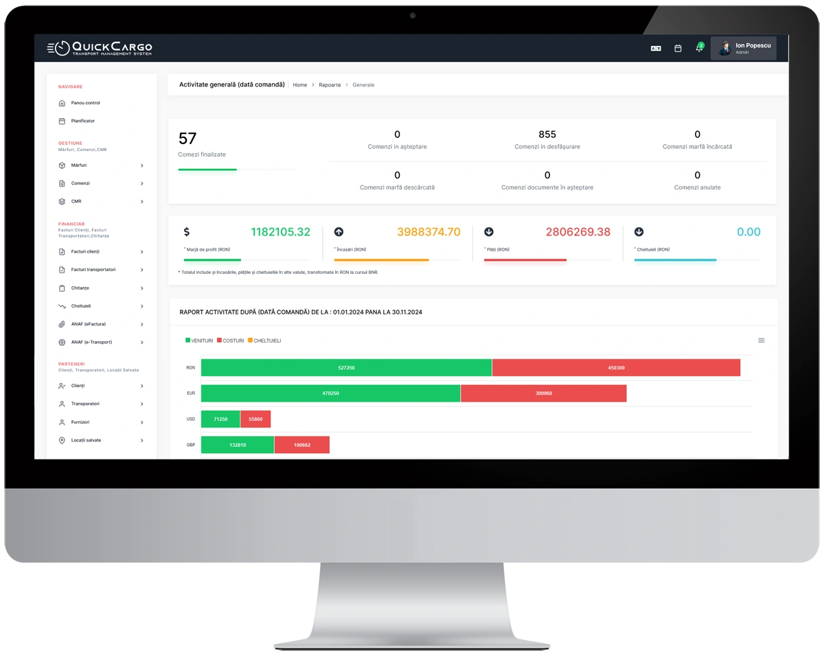 configurare QuickCargo